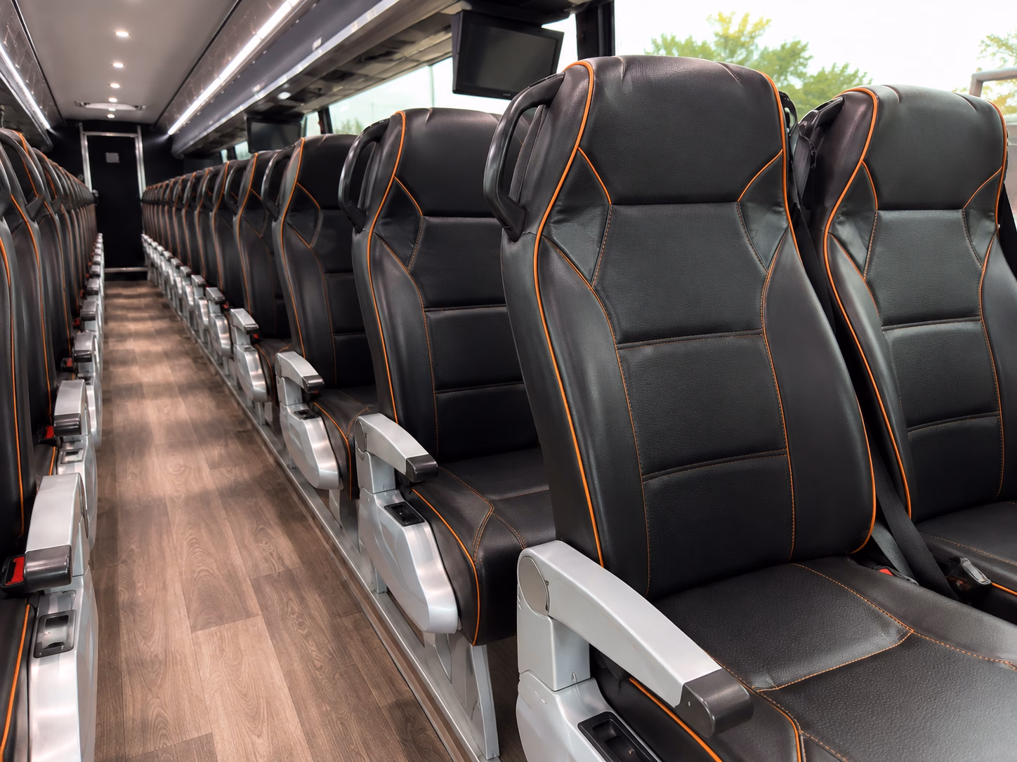 arcadia timely charter buses for arcadia wedding guests