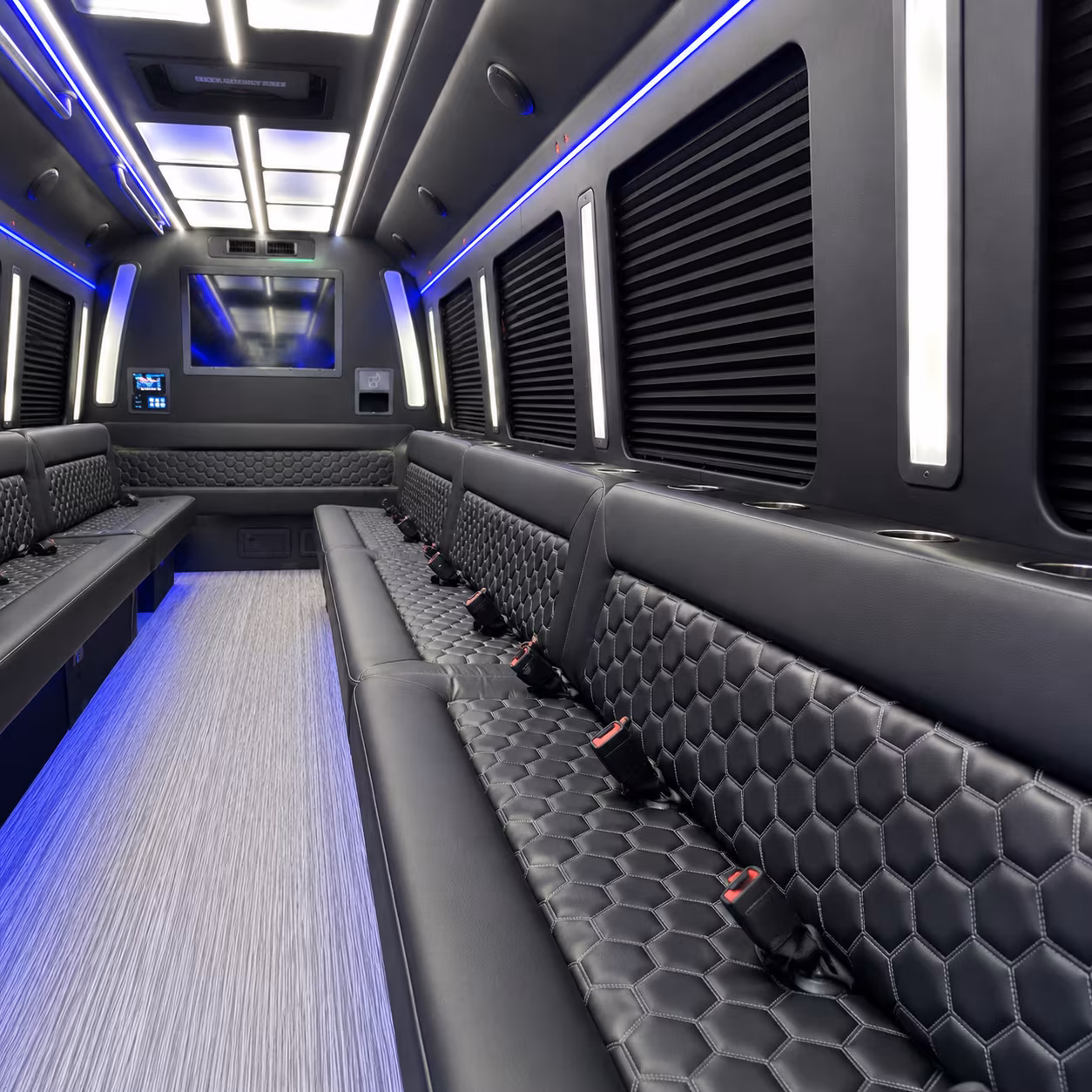 pasadena party bus rentals inside