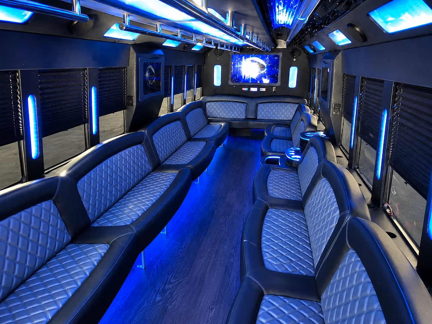 pasadena sporting event party bus rental