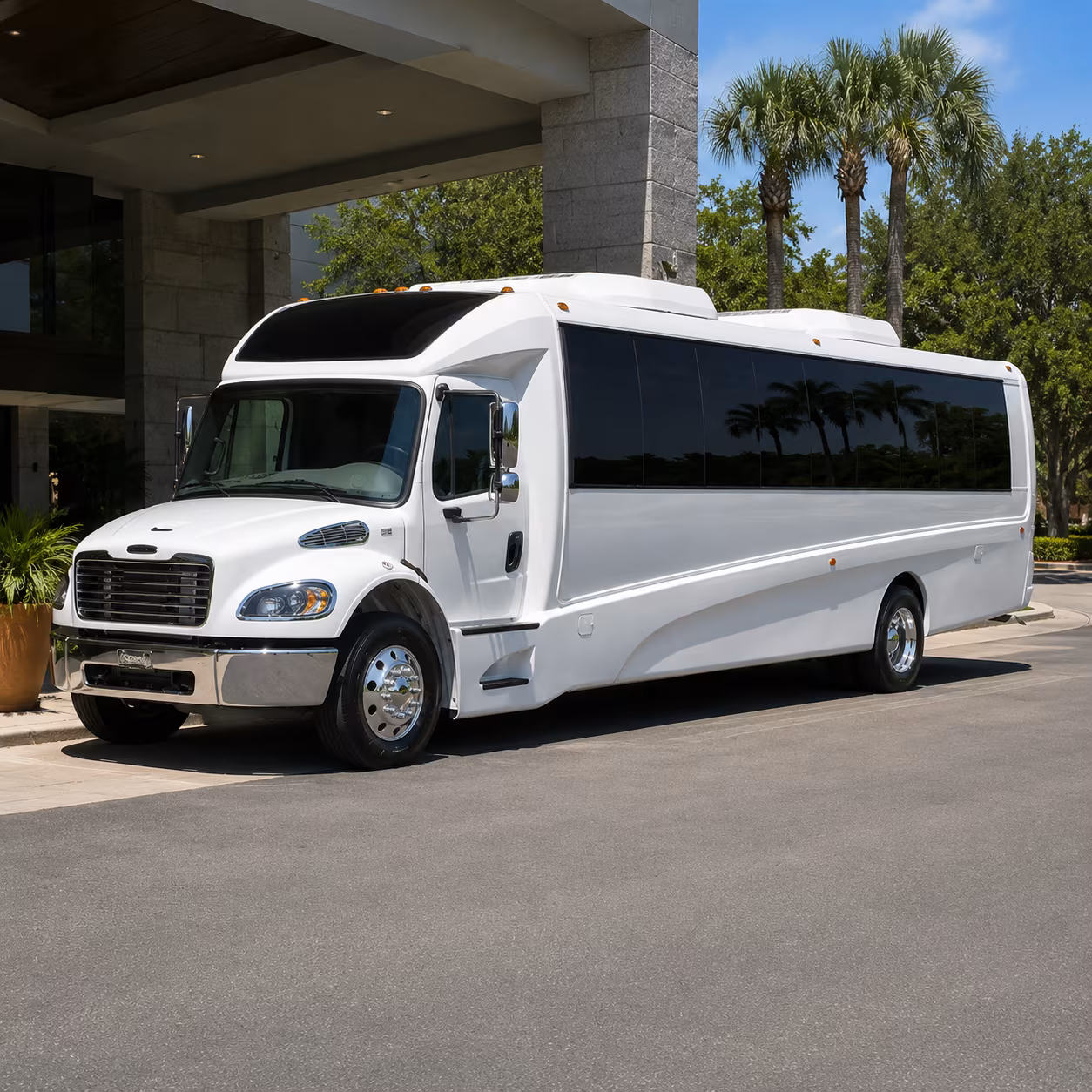 pasadena sporting event transportation onboard seating