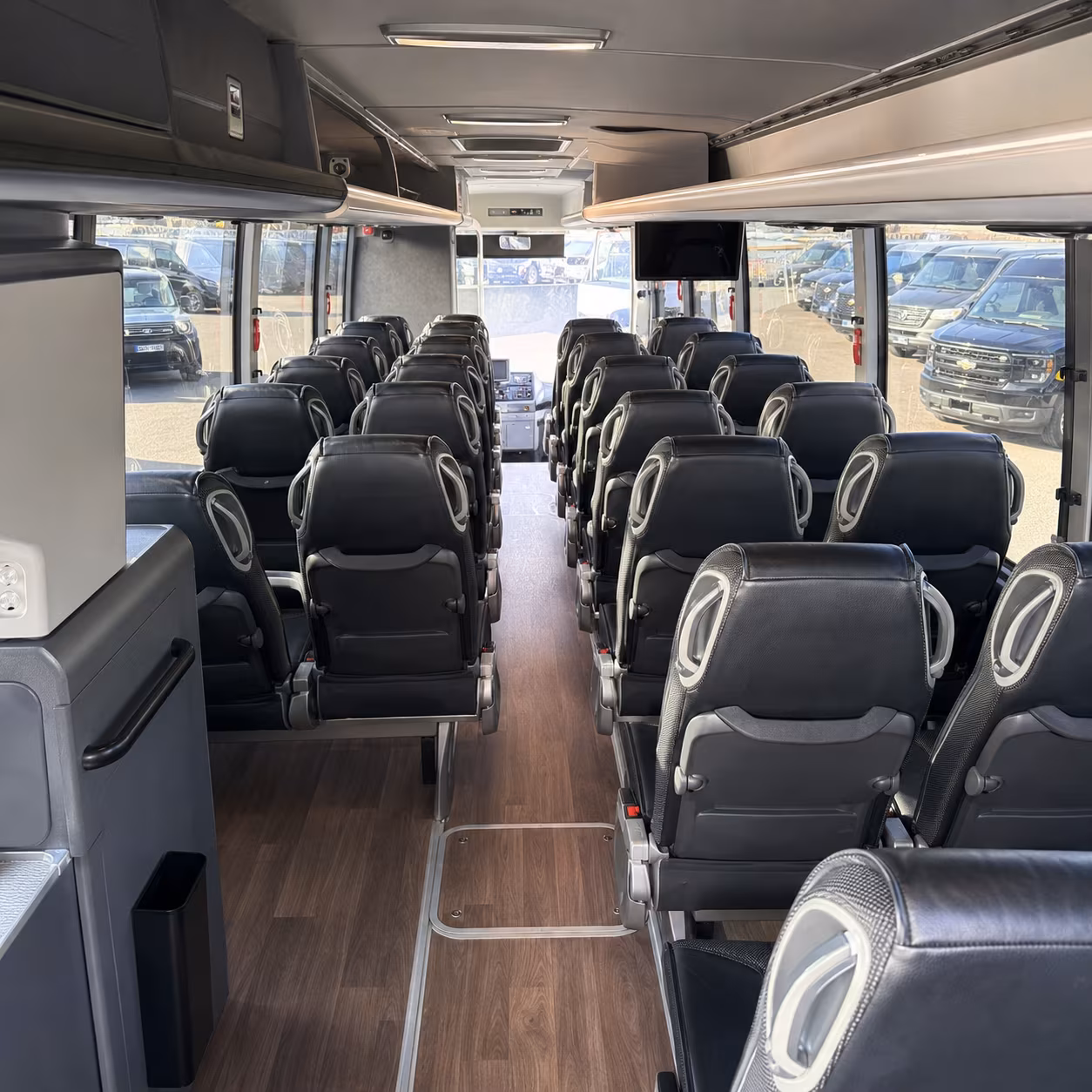 pasadena wine tour brewery transportation onboard seating